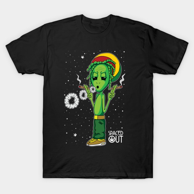 Stoner Alien T-Shirt by MightyShroom